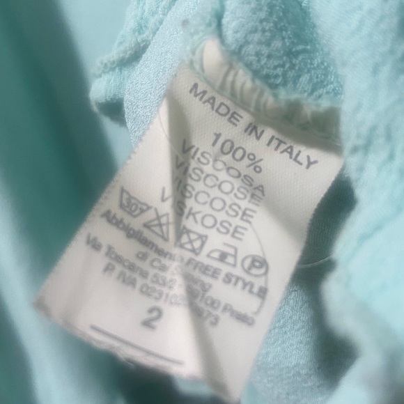 Florencia Ruffled hem Summer Top Size 2 - Picture 3 of 4